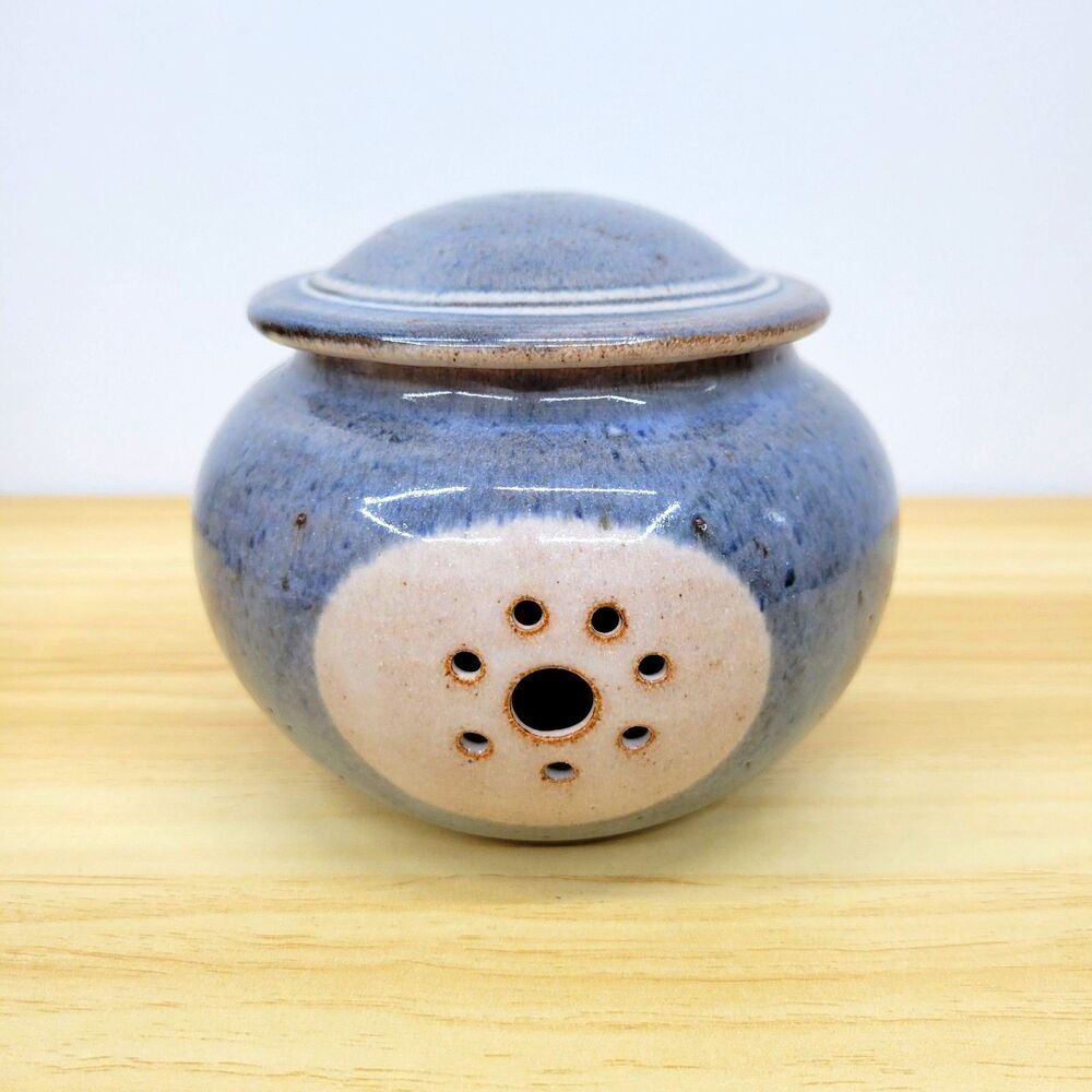 Barbara Sanders Pottery Garlic Keeper • Handmade in High Point, NC